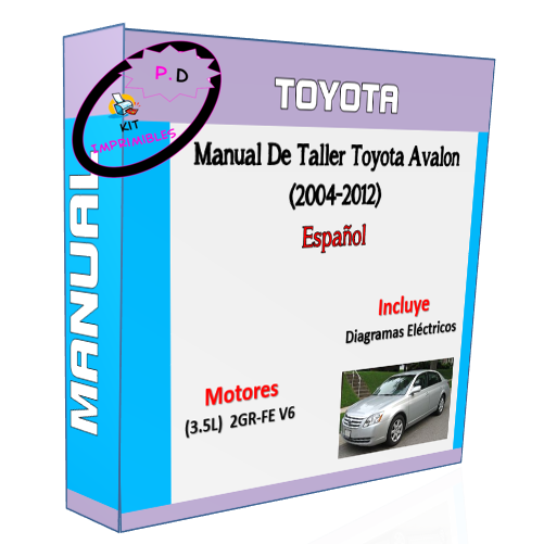 Manual De Taller Toyota Avalon (2004-2012) En Español