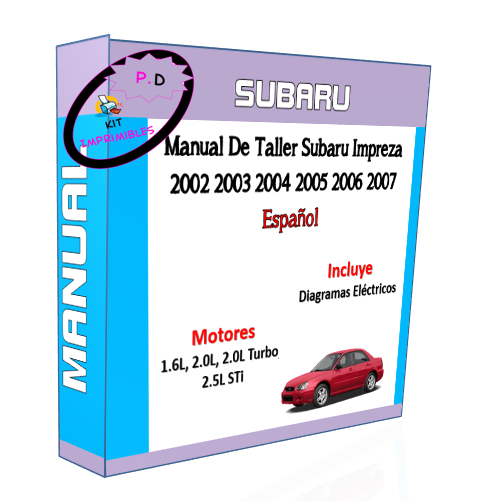Manual Taller Subaru Impreza 2002 2003 2004 2005 2006 2007