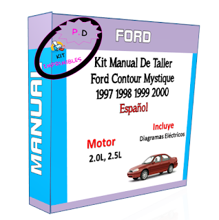 Manual De Taller Ford Contour Mystique 1997 1998 1999 2000