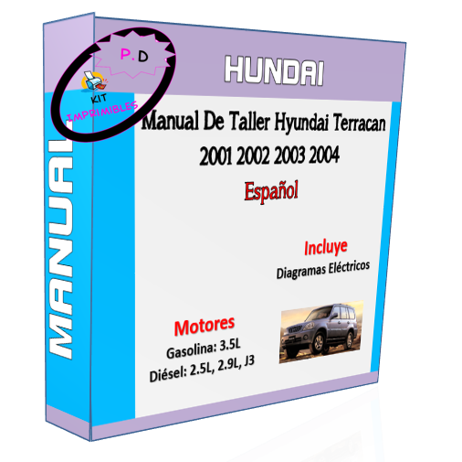 Manual De Taller Hyundai Terracan 2001 2002 2003 2004 Esp.