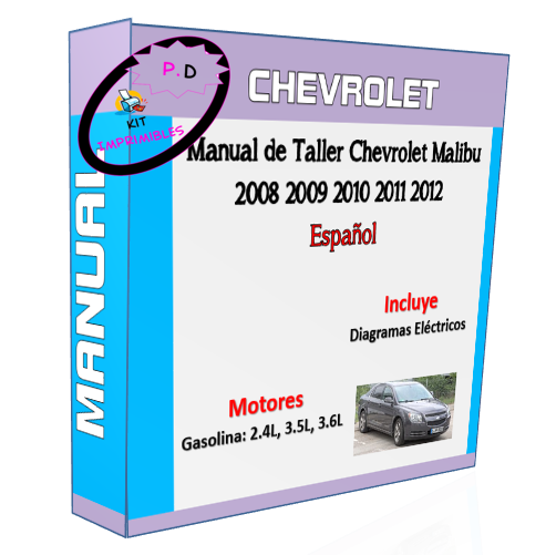 Manual de Taller Chevrolet Malibu 2008 2009 2010 2011 2012 Español