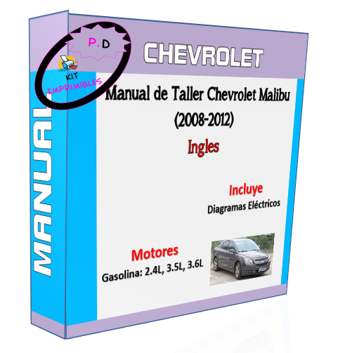 Manual de Taller Chevrolet Malibu (2008-2012) Ingles