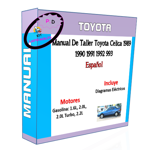 Manual De Taller Toyota Celica 1989 1990 1991 1992 993 Esp.