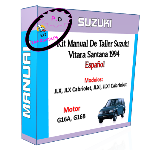 Manual De Taller Suzuki Vitara Santana 1994 Español