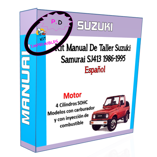 Manual De Taller Suzuki Samurai Sj413 1986-1995 Español