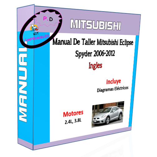 Manual De Taller Mitsubishi Eclipse Spyder 2006-2012 Ingles