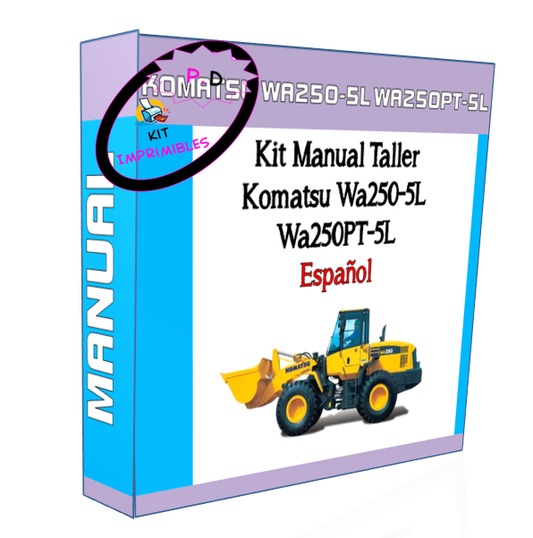 Komatsu Workshop Manual Wa250-5l Wa250pt-5l Spanish