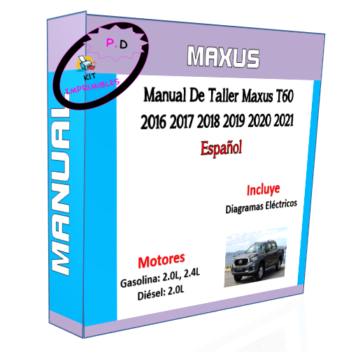 Manual De Taller Maxus T60 2016 2017 2018 2019 2020 2021 Esp