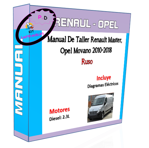 Manual De Taller Renault Master, Opel Movano 2010-2018 Ruso