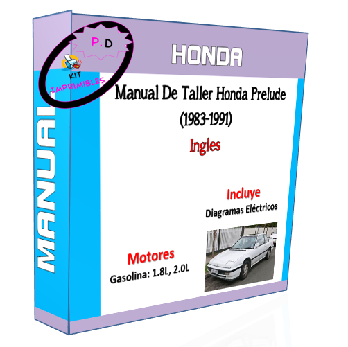 Manual De Taller Honda Prelude (1983-1991) Ingles