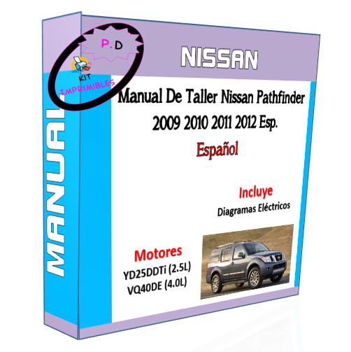 Manual De Taller Nissan Pathfinder 2009 2010 2011 2012 Esp.