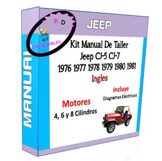 Manual Taller Jeep Cj-5 Cj-7 1976 1977 1978 1979 1980 1981