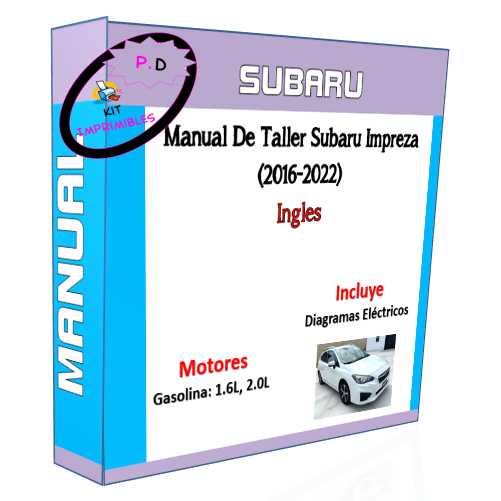 Manual De Taller Subaru Impreza (2016-2022) Ingles