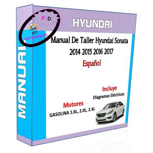 Manual De Taller Hyundai Sonata 2014 2015 2016 2017 Esp.