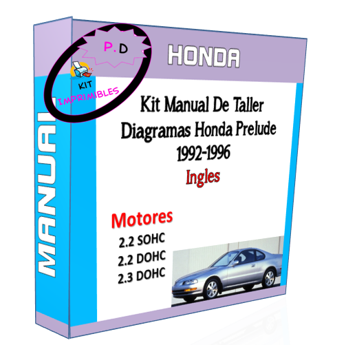 Manual De Taller Diagramas Honda Prelude 1992-1996