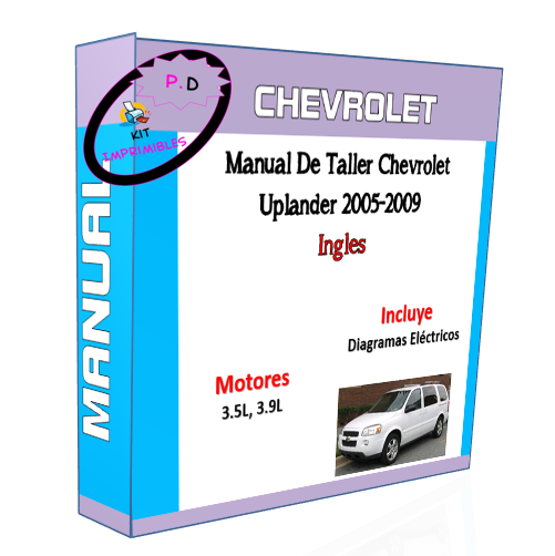 Manual De Taller Chevrolet Uplander 2005-2009 Ingles