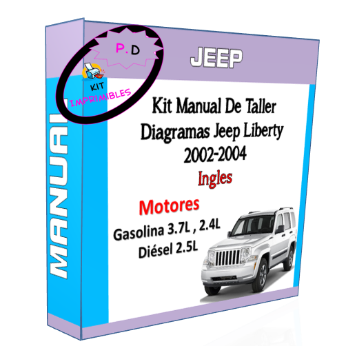 Manual De Taller Y Diagramas Jeep Liberty 2002-2004 Ingles