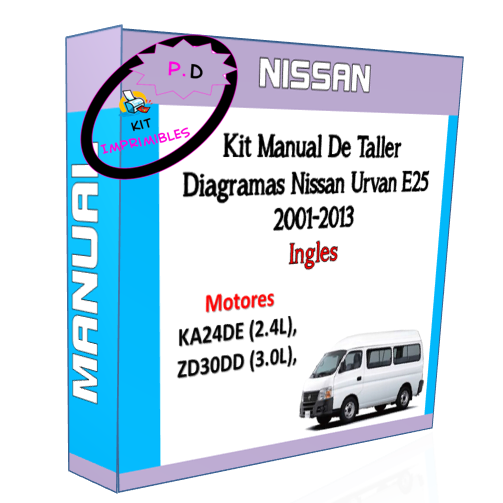 Manual De Taller Diagramas Nissan Urvan E25 2001-2013