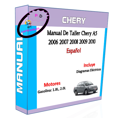 Manual De Taller Chery A5 2006 2007 2008 2009 2010 Español