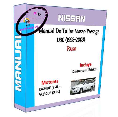 Manual De Taller Nissan Presage U30 (1998-2003) Ruso