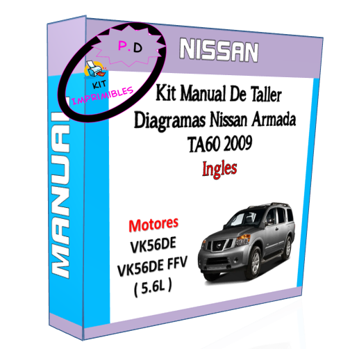 Manual De Taller Diagramas Nissan Armada Ta60 2009