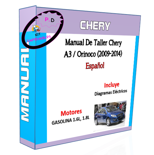 Manual De Taller Chery A3 / Orinoco (2009-2014) Español