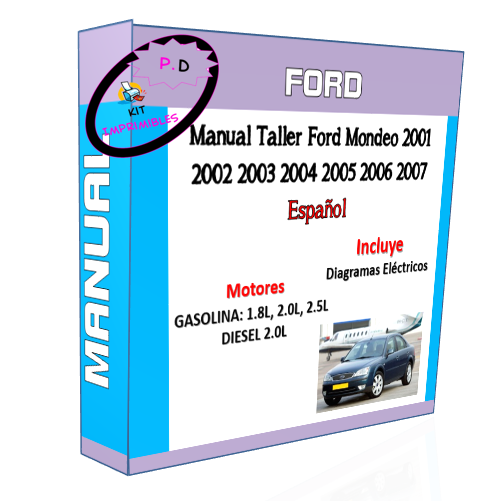 Manual Taller Ford Mondeo 2001 2002 2003 2004 2005 2006-07
