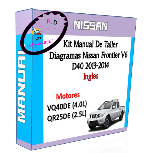 Manual De Taller Diagramas Nissan Frontier V6, D40 2013-2014