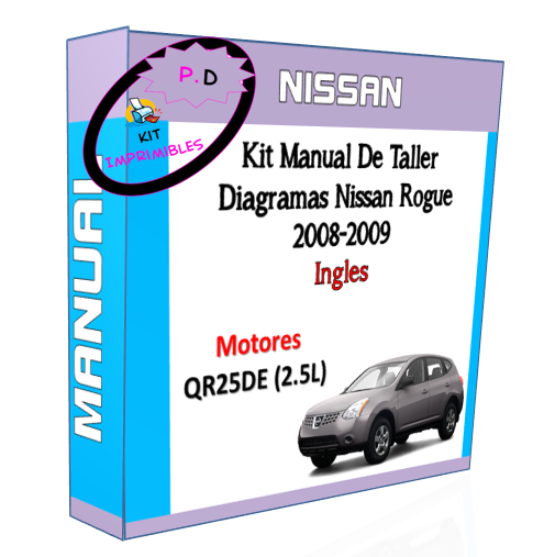 Manual De Taller Diagramas Nissan Rogue (2007-2012) Ingles