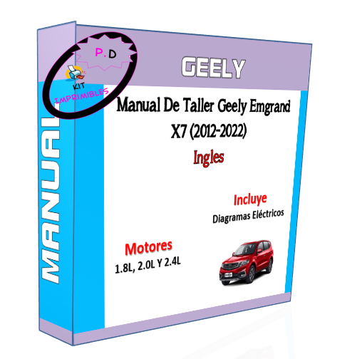 Manual De Taller Geely Emgrand X7 (2012-2022) Ingles