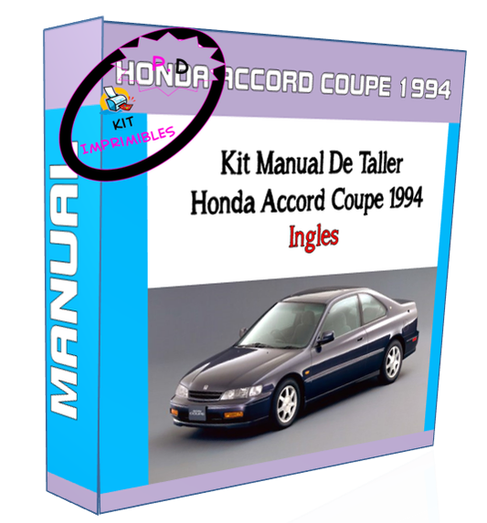 Manual De Taller Honda Accord Coupe 1994 Ingles