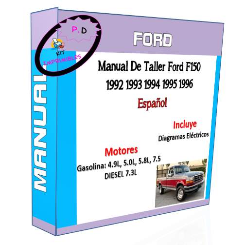 Manual De Taller Ford F150 1992 1993 1994 1995 1996 Español