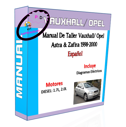 Workshop Manual Vauxhall/ Opel Astra &amp; Zafira 1998-2000 Esp.