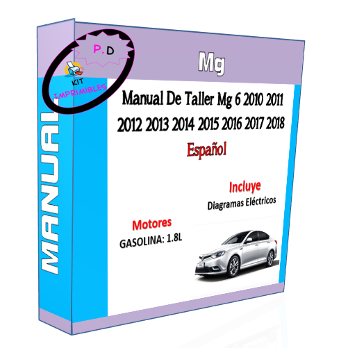 Manual De Taller Mg 6 2010 2011 2012 2013 2014 2015 2016-18