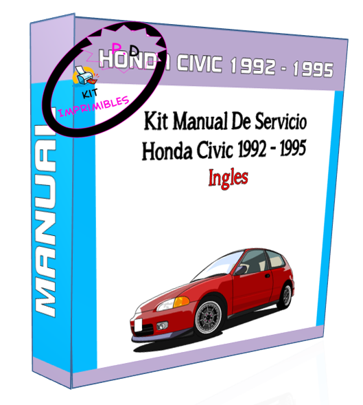 Manual De Servicio Honda Civic 1992 - 1995 Ingles