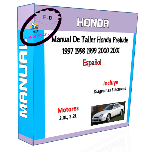 Manual De Taller Honda Prelude 1997 1998 1999 2000 2001 Esp.