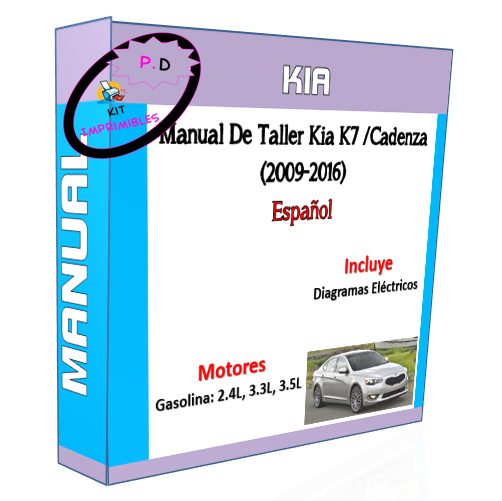 Manual De Taller Kia K7 / Cadenza (2009-2016) Español