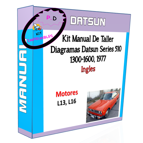 Workshop Manual Diagrams Datsun Series 510 1300-1600 1977