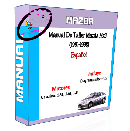 Manual De Taller Mazda Mx3 (1991-1998) Español