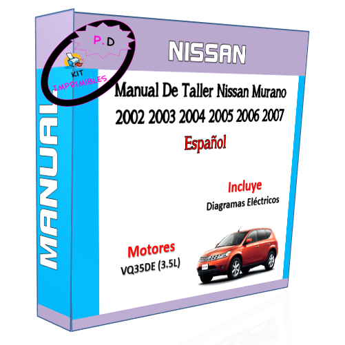 Manual De Taller Nissan Murano 2002 2003 2004 2005 2006 2007