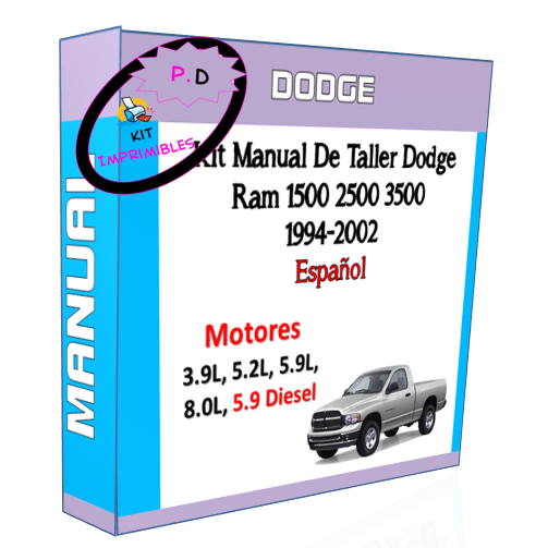 Manual De Taller Dodge Ram 1500 2500 3500 1994-2002 Español