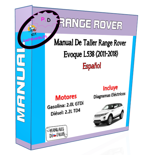 Range Rover Evoque L538 (2011-2018) Workshop Manual English