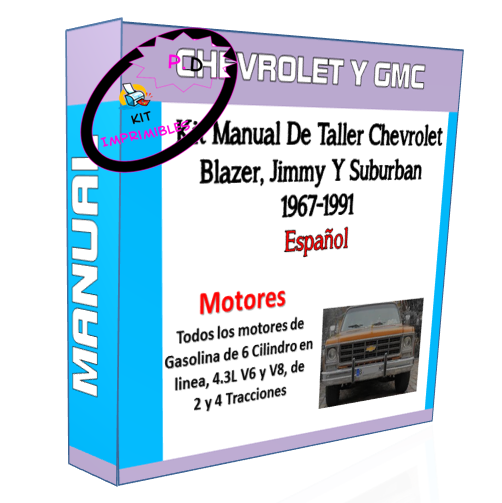 Manual De Taller Chevrolet Blazer, Jimmy, Suburban 1967-1991