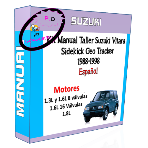 Manual Taller Suzuki Vitara Sidekick Geo Tracker (1988-1998) Español