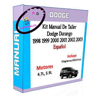 Manual De Taller Dodge Durango 1998 1999 2000 2001 2002 2003