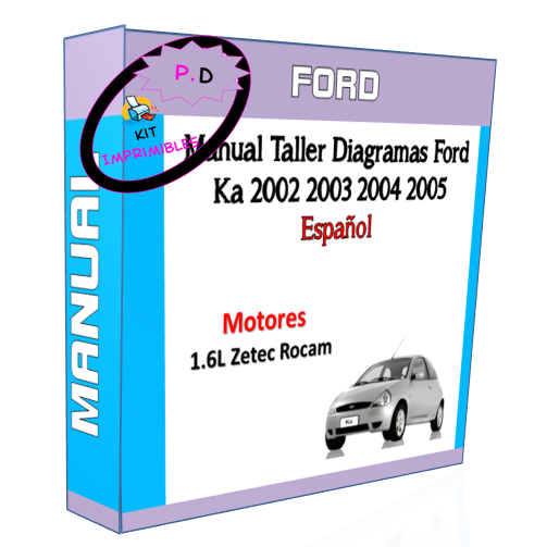 Workshop Manual Diagram Ford Ka 2002 2003 2004 2005 Spanish