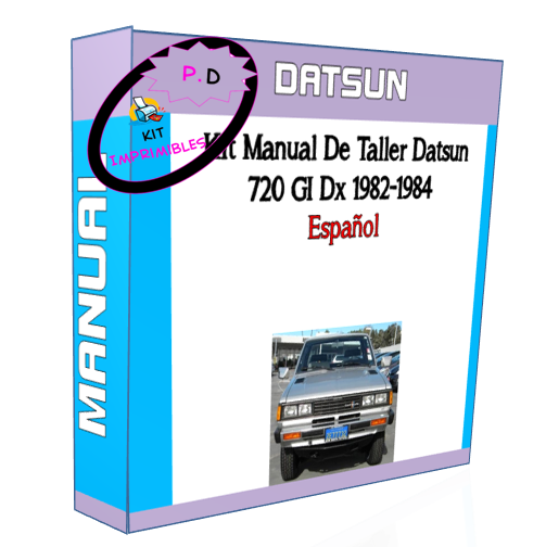 Manual De Taller Datsun 720 Gl Dx 1982-1984 Español