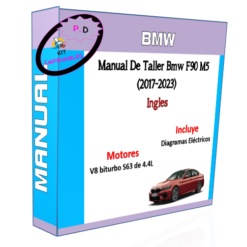 Manual De Taller Bmw F90 M5 (2017-2023) Ingles