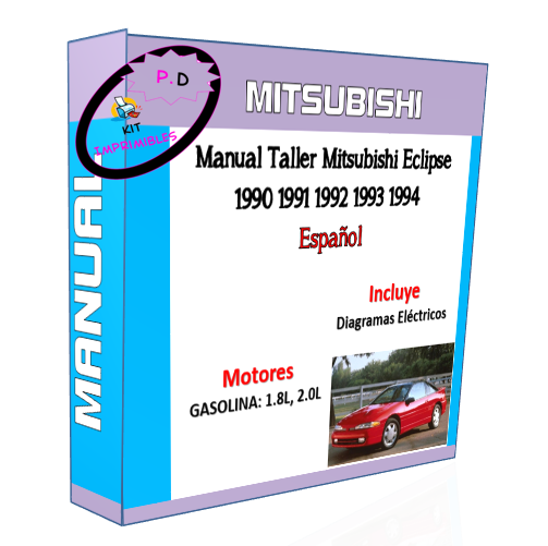 Manual Taller Mitsubishi Eclipse 1990 1991 1992 1993 1994