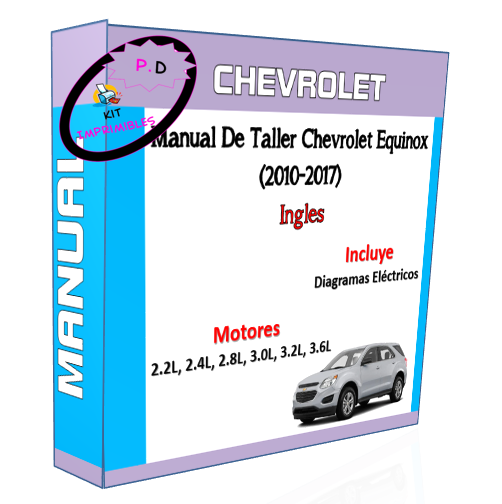 Manual De Taller Chevrolet Equinox (2010-2017) Ingles